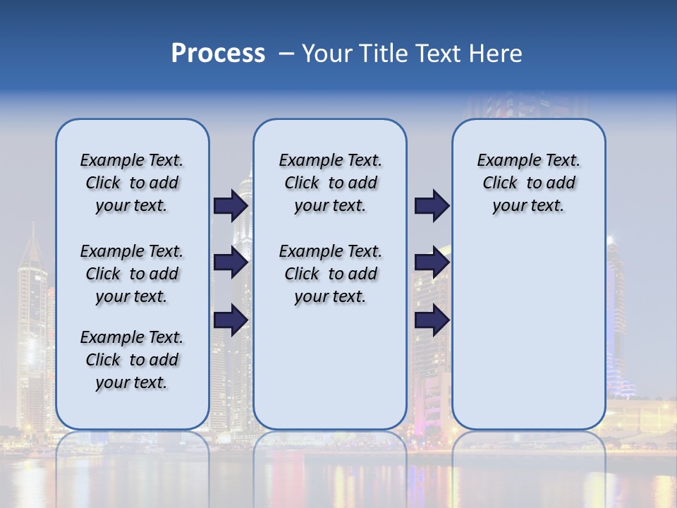 Emirates Cityscape Dubai PowerPoint Template