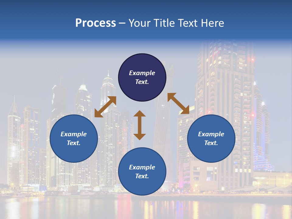 Emirates Cityscape Dubai PowerPoint Template