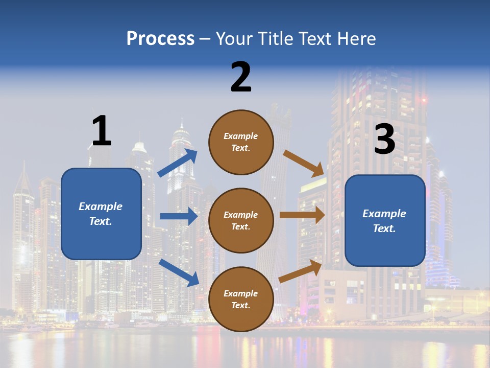 Emirates Cityscape Dubai PowerPoint Template