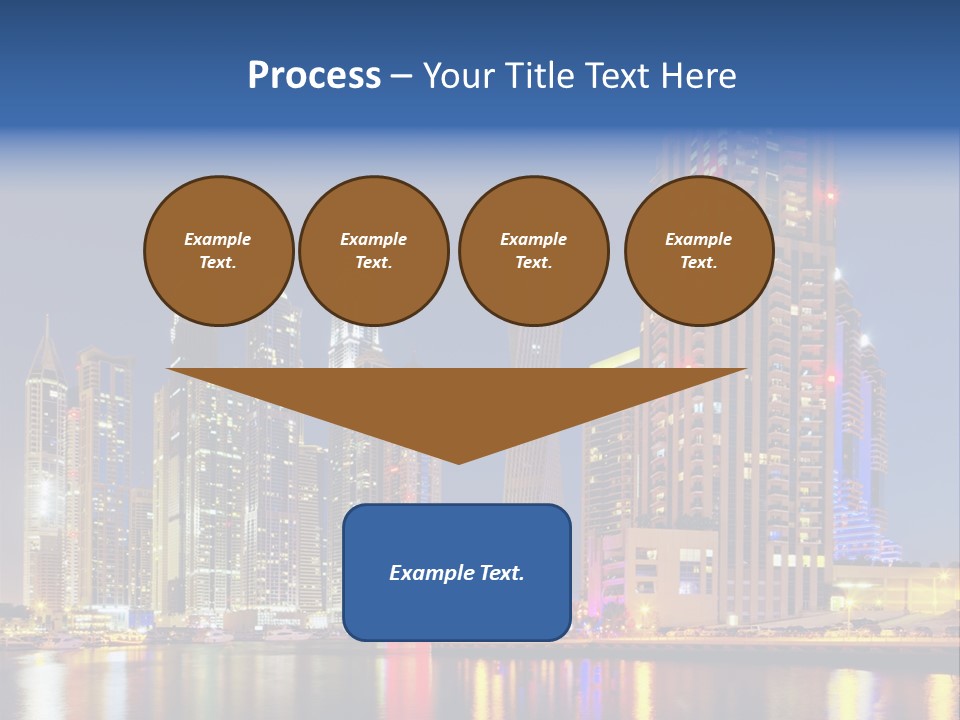 Emirates Cityscape Dubai PowerPoint Template