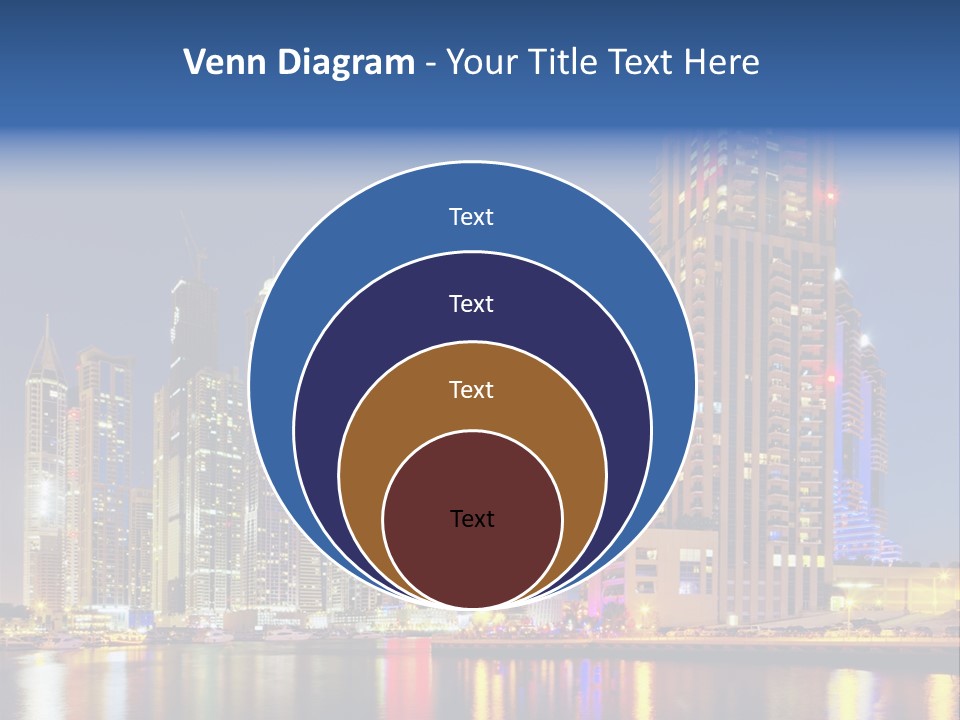 Emirates Cityscape Dubai PowerPoint Template