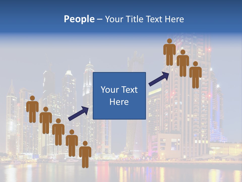 Emirates Cityscape Dubai PowerPoint Template