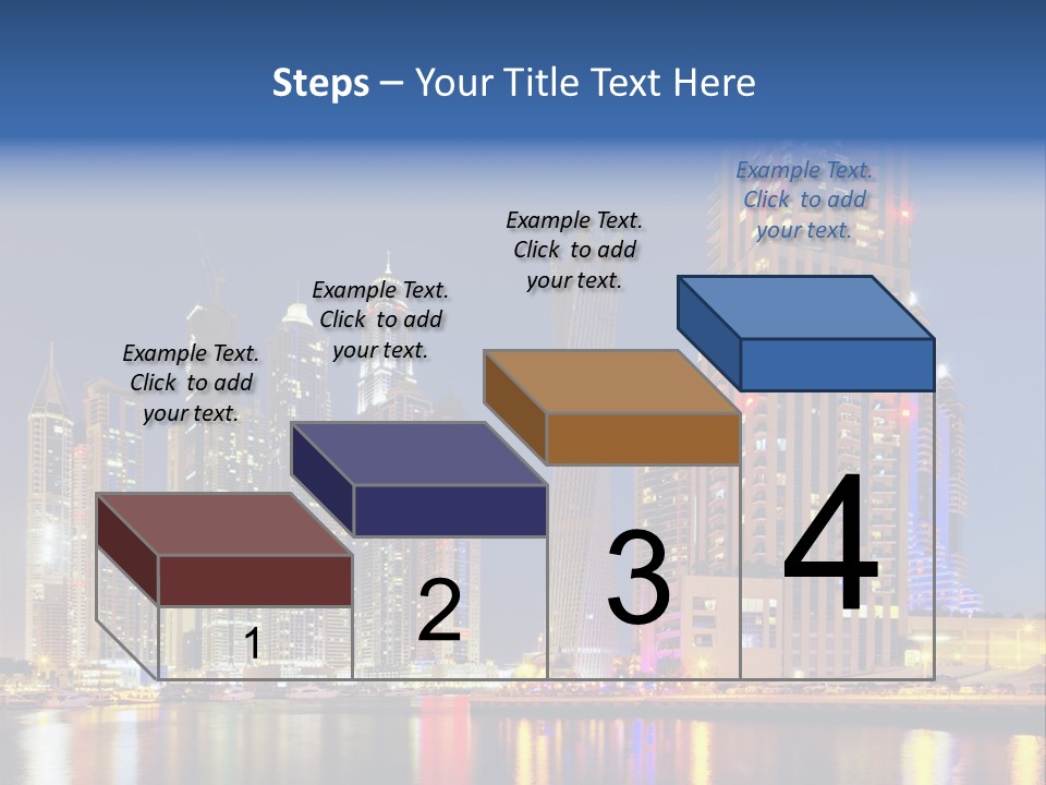 Emirates Cityscape Dubai PowerPoint Template
