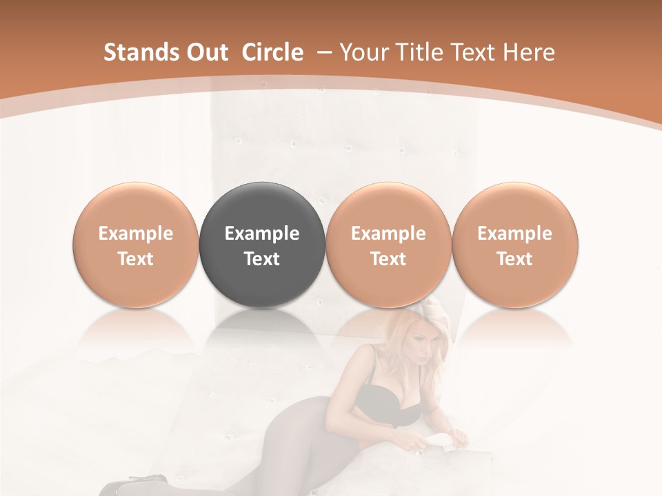 Eye Hot Isolated PowerPoint Template