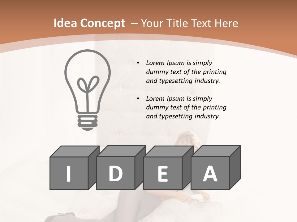 Eye Hot Isolated PowerPoint Template