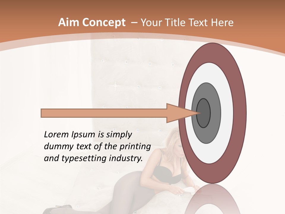 Eye Hot Isolated PowerPoint Template