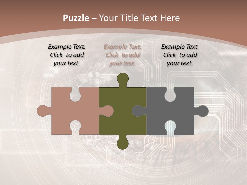 Background View Eye PowerPoint Template