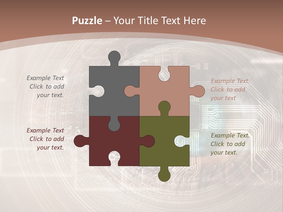 Background View Eye PowerPoint Template