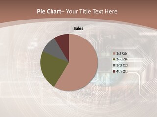 Background View Eye PowerPoint Template