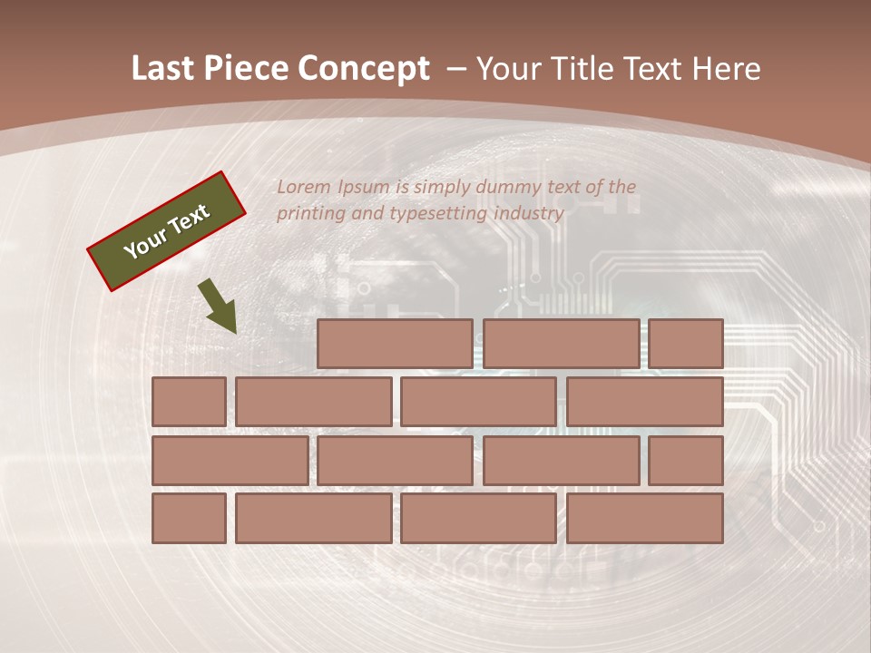 Background View Eye PowerPoint Template