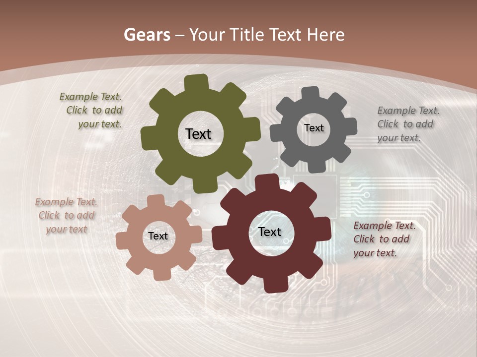 Background View Eye PowerPoint Template