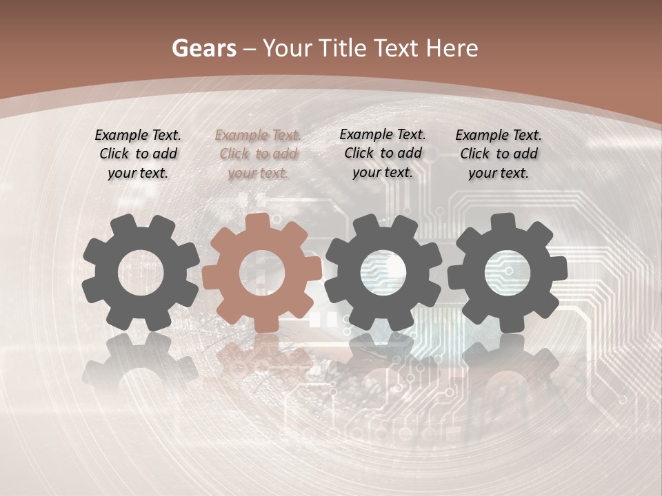 Background View Eye PowerPoint Template