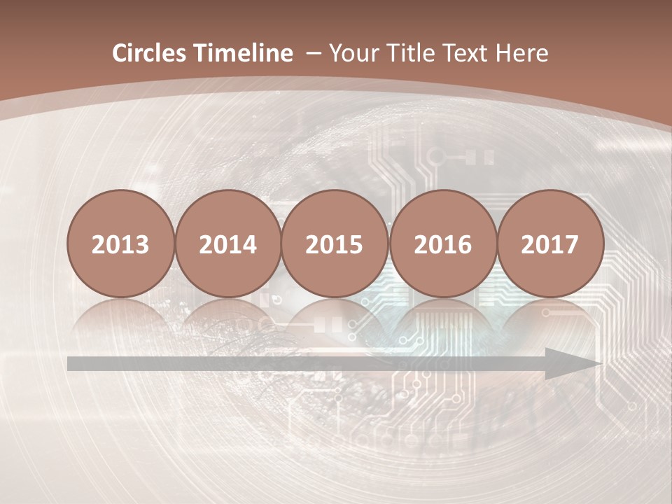 Background View Eye PowerPoint Template