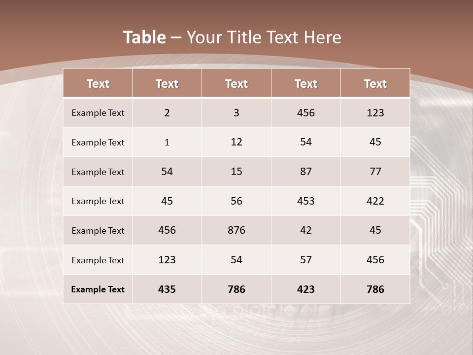 Background View Eye PowerPoint Template