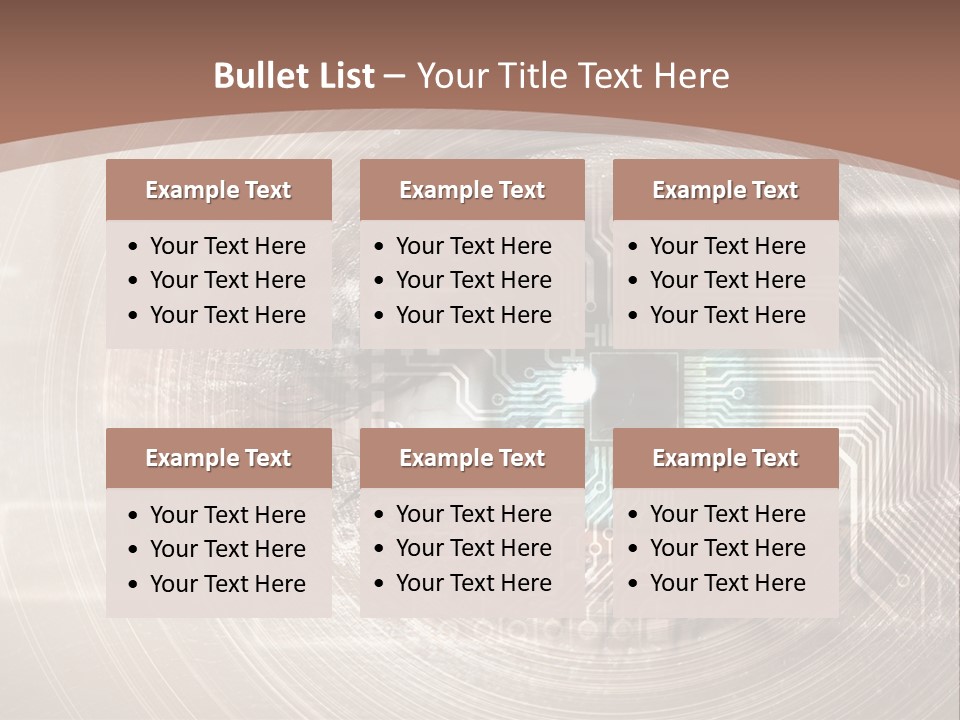Background View Eye PowerPoint Template