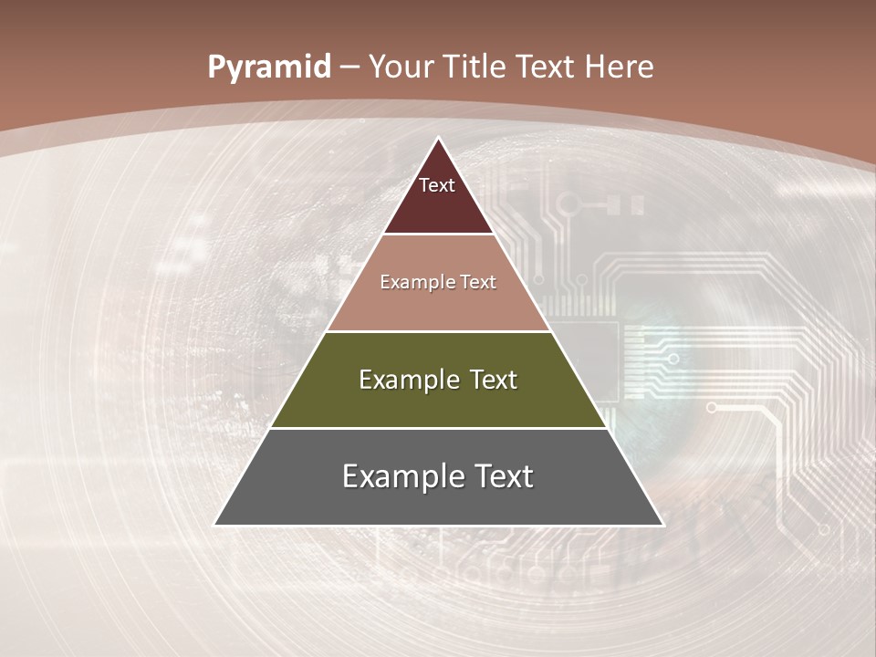 Background View Eye PowerPoint Template