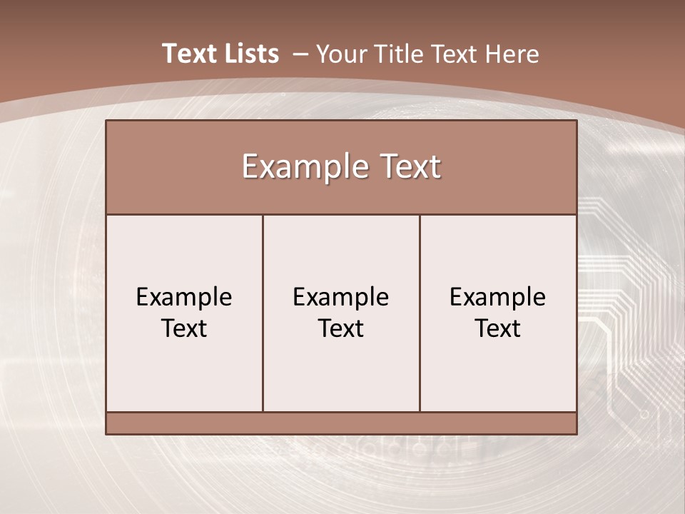 Background View Eye PowerPoint Template
