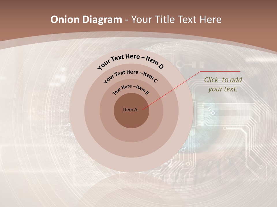 Background View Eye PowerPoint Template
