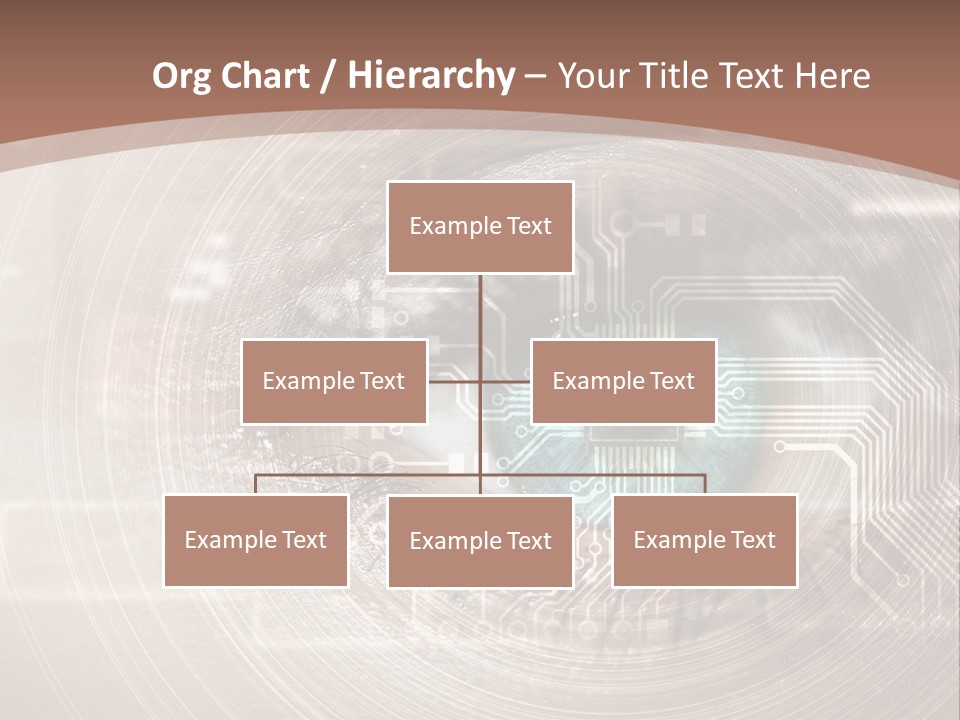 Background View Eye PowerPoint Template