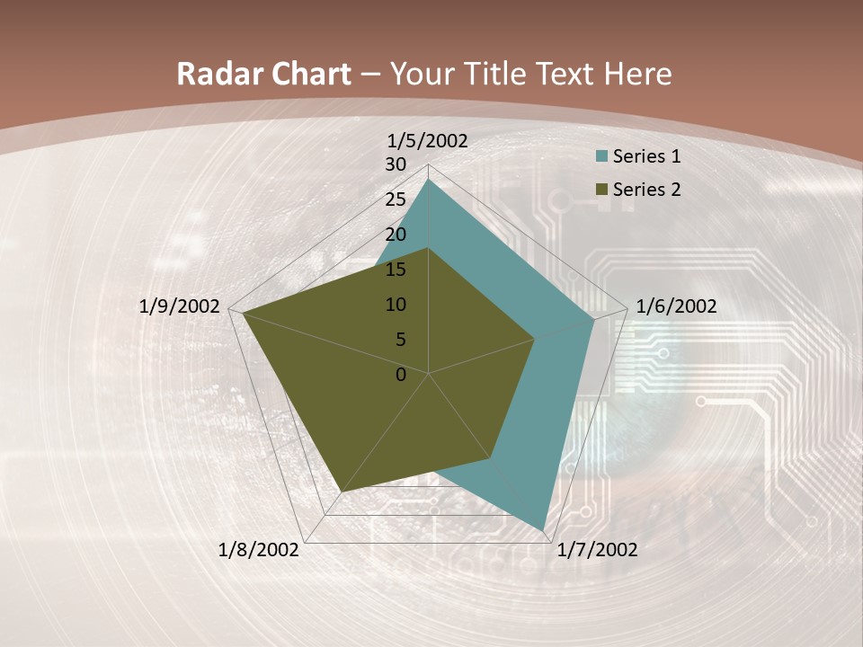 Background View Eye PowerPoint Template