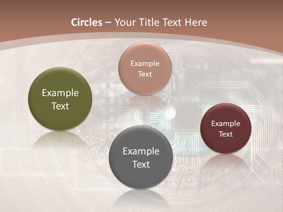 Background View Eye PowerPoint Template