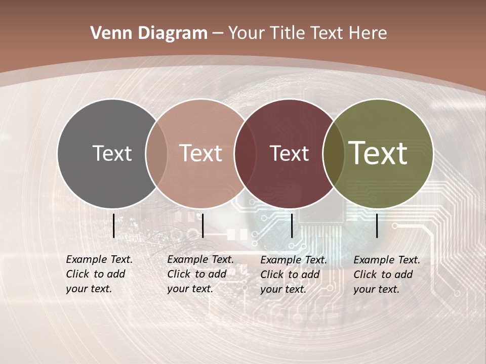 Background View Eye PowerPoint Template