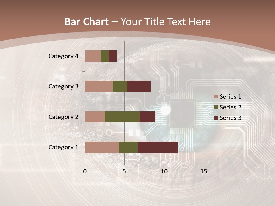 Background View Eye PowerPoint Template