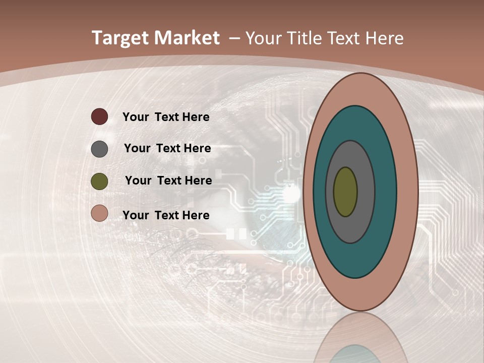 Background View Eye PowerPoint Template