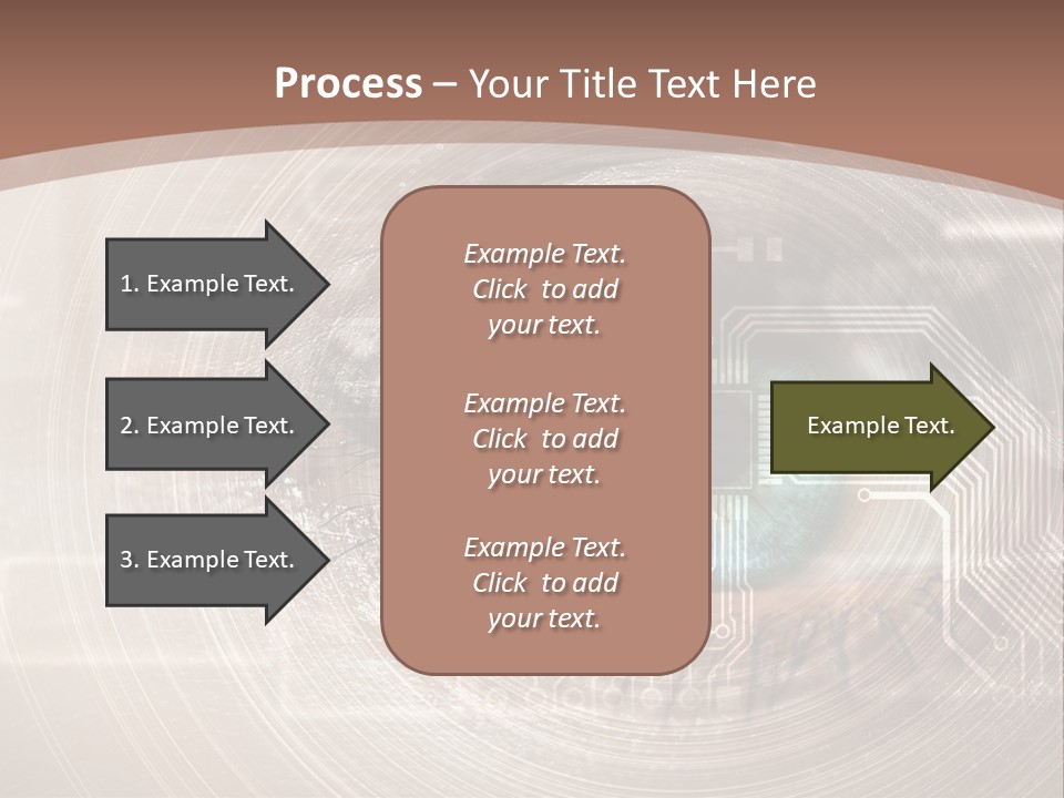 Background View Eye PowerPoint Template
