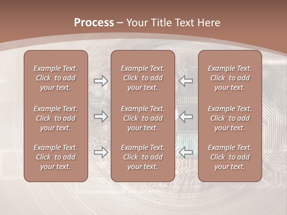 Background View Eye PowerPoint Template