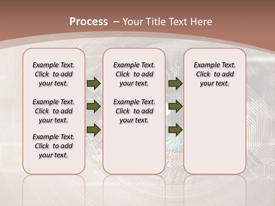 Background View Eye PowerPoint Template
