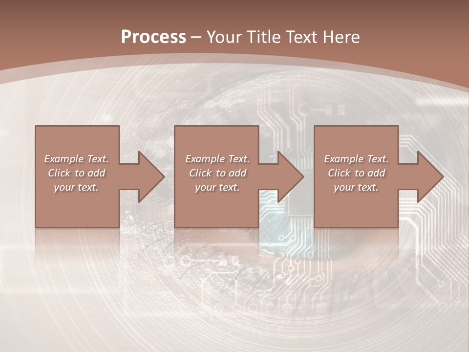 Background View Eye PowerPoint Template