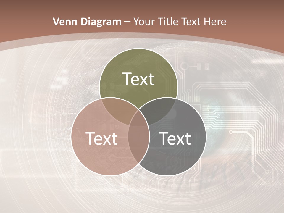Background View Eye PowerPoint Template