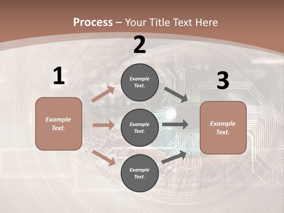 Background View Eye PowerPoint Template