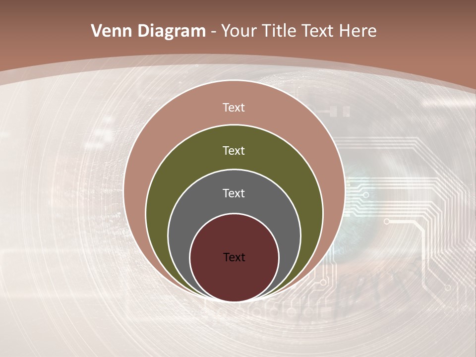 Background View Eye PowerPoint Template