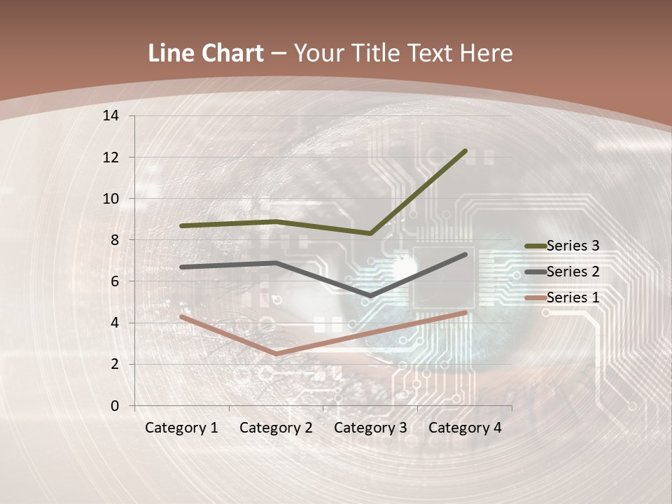 Background View Eye PowerPoint Template