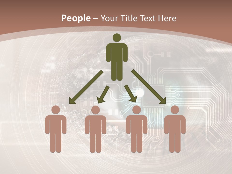 Background View Eye PowerPoint Template