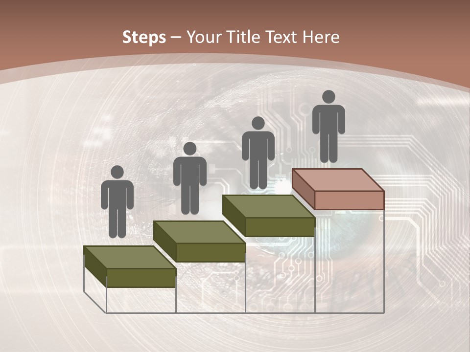 Background View Eye PowerPoint Template