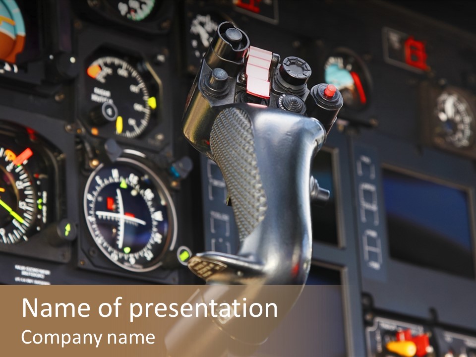 Altimeter Airplane Even PowerPoint Template