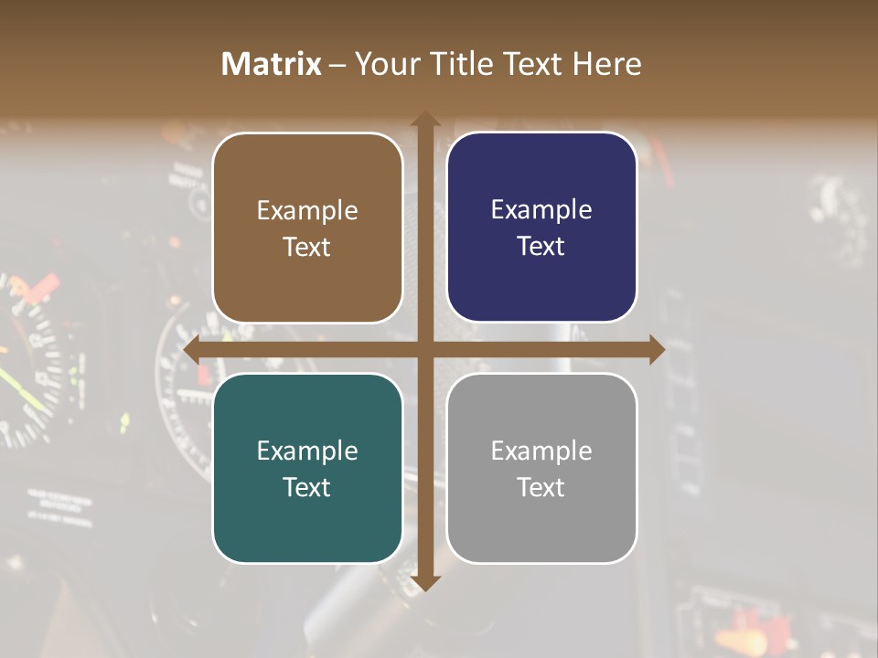 Altimeter Airplane Even PowerPoint Template