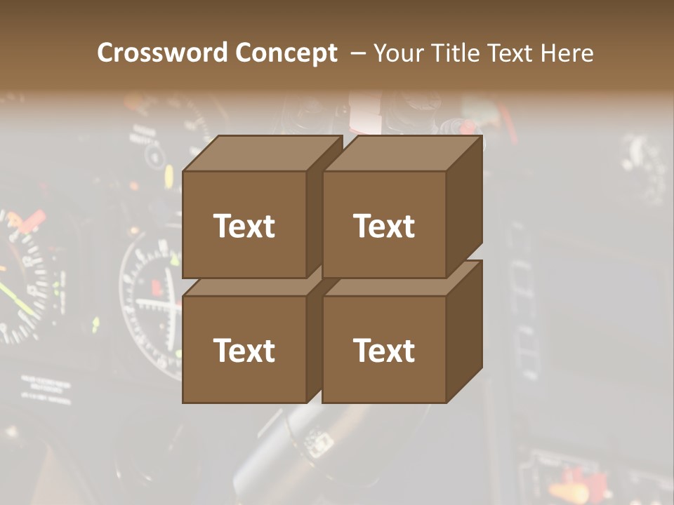 Altimeter Airplane Even PowerPoint Template