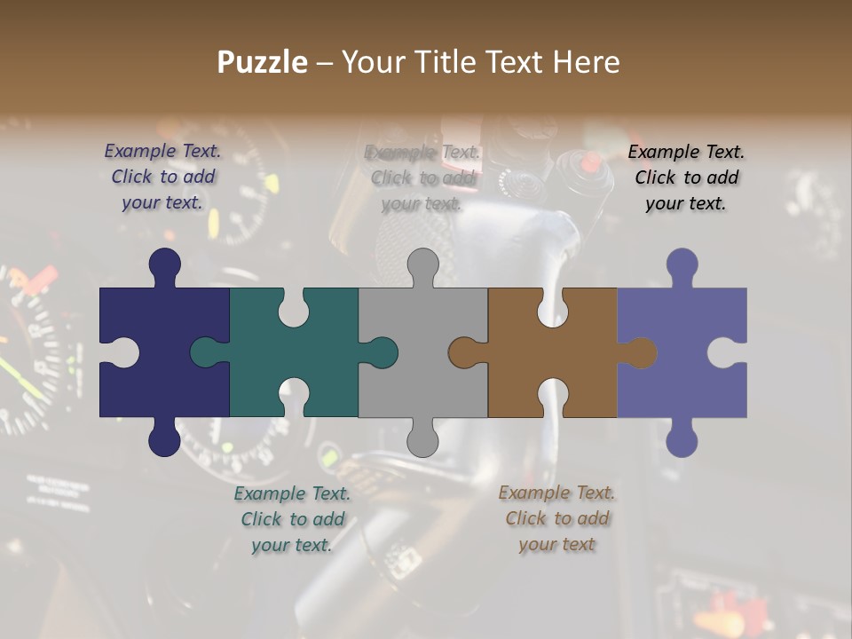 Altimeter Airplane Even PowerPoint Template