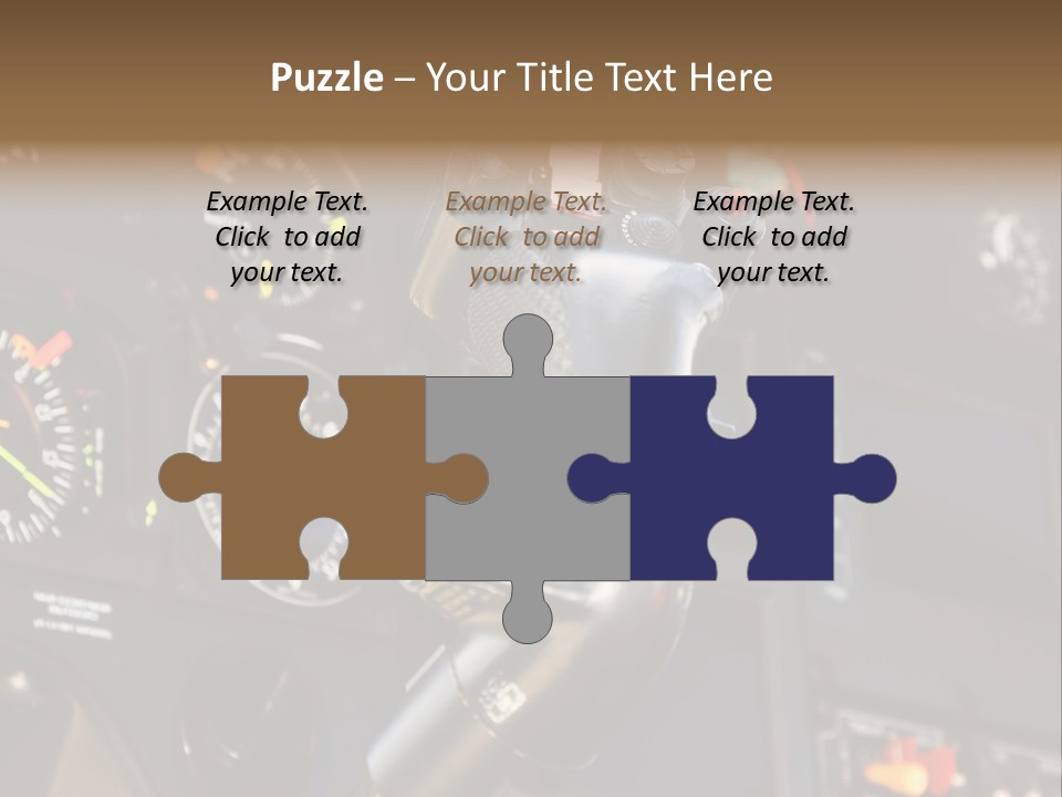 Altimeter Airplane Even PowerPoint Template