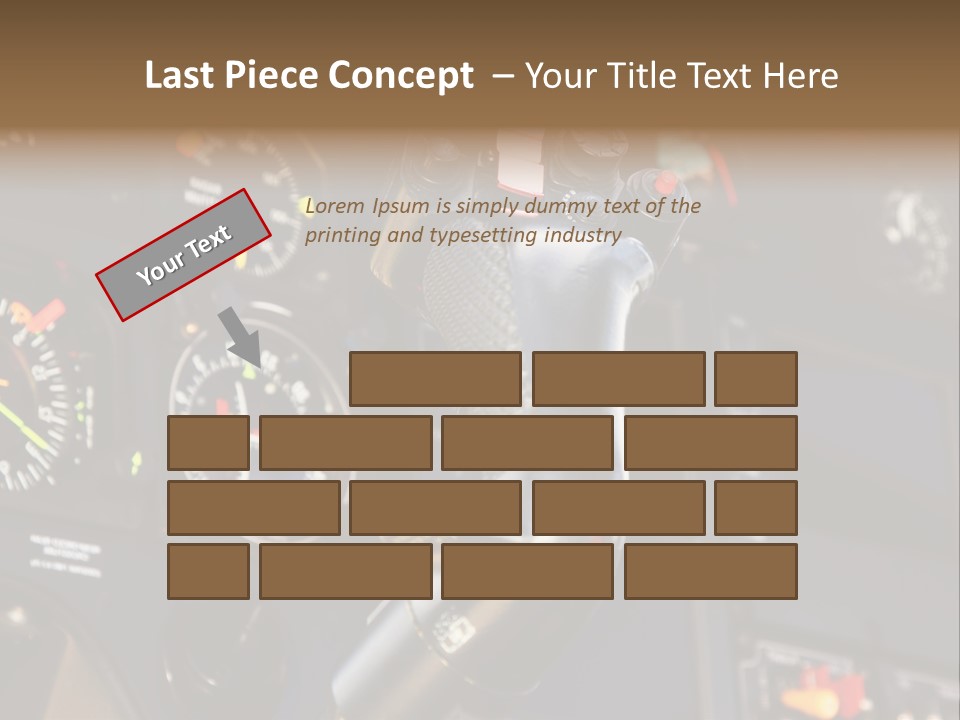 Altimeter Airplane Even PowerPoint Template