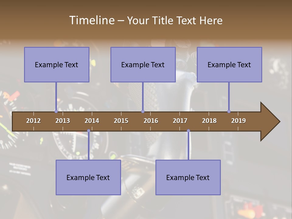 Altimeter Airplane Even PowerPoint Template