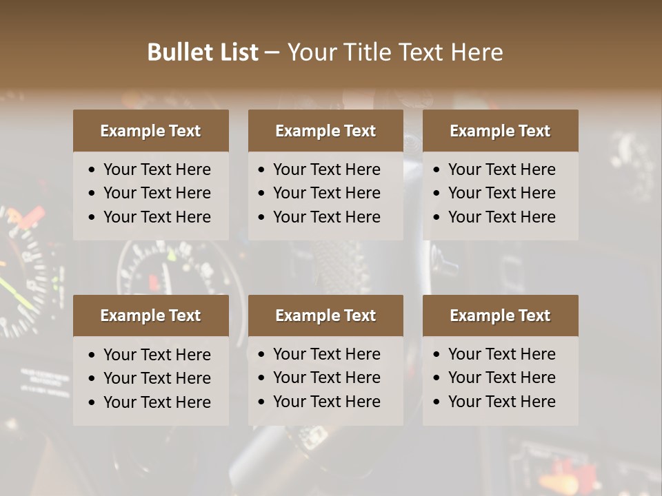 Altimeter Airplane Even PowerPoint Template