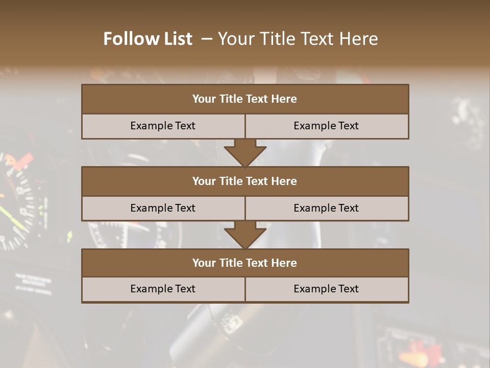 Altimeter Airplane Even PowerPoint Template