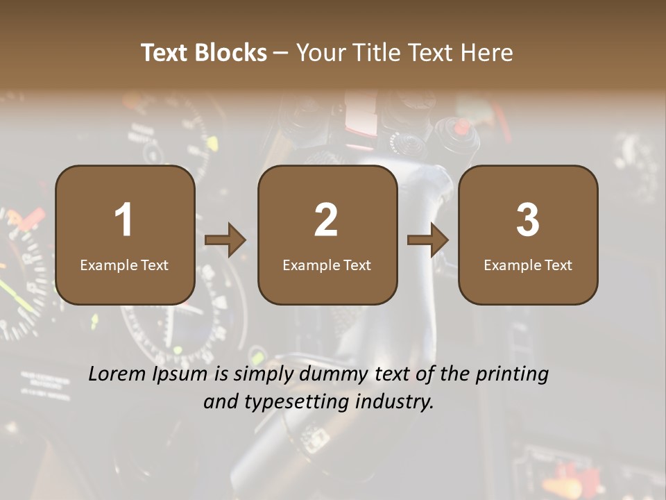 Altimeter Airplane Even PowerPoint Template