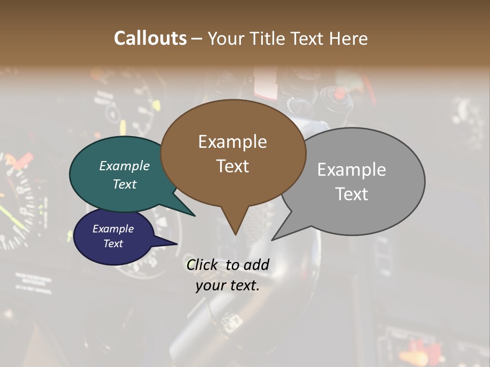 Altimeter Airplane Even PowerPoint Template