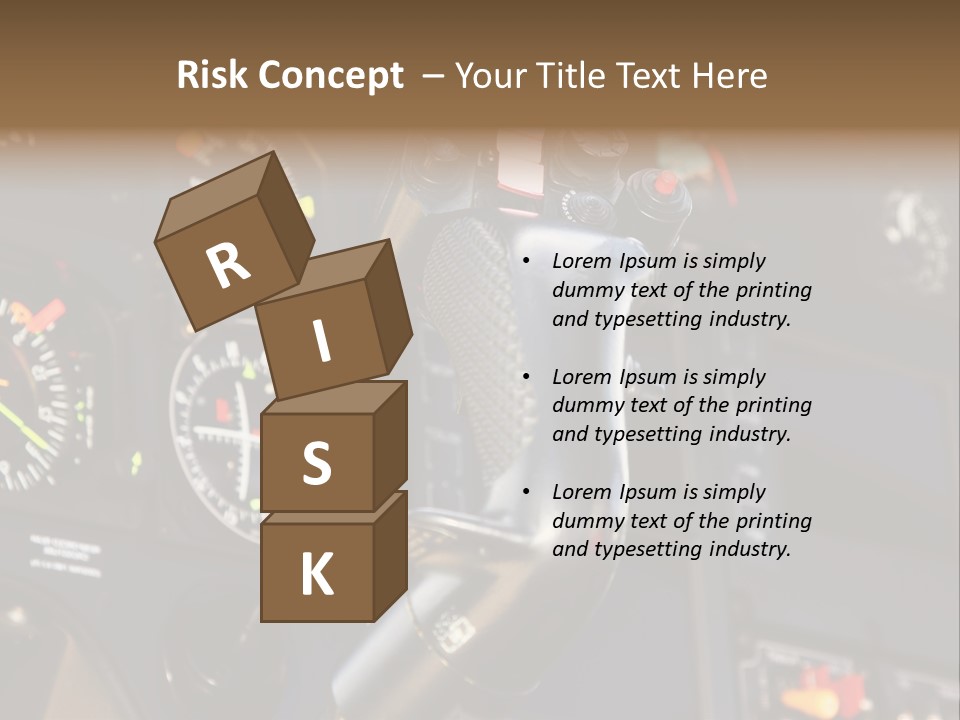 Altimeter Airplane Even PowerPoint Template